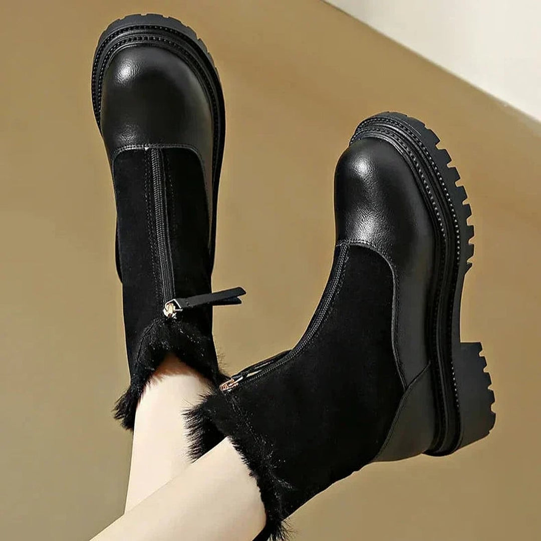 Women's Faux Fur Lined Winter Boots, detail view 5