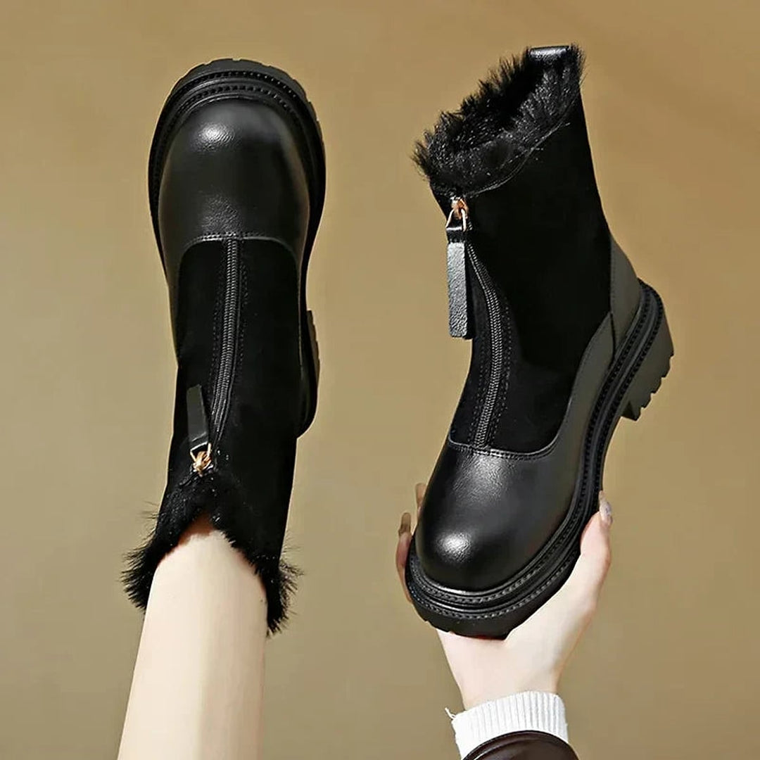 Women's Faux Fur Lined Winter Boots, detail view 6