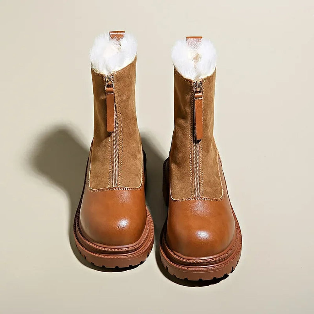 Women's Faux Fur Lined Winter Boots, detail view