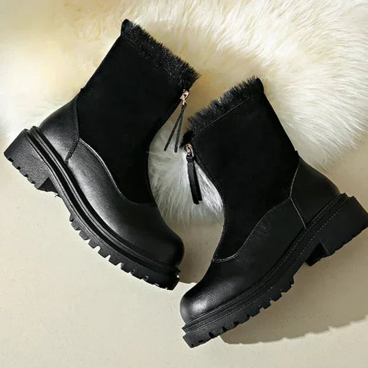 Women's Faux Fur Lined Winter Boots, detail view 4