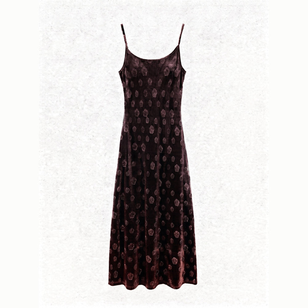 Women's Velvet Slip Dress, front view