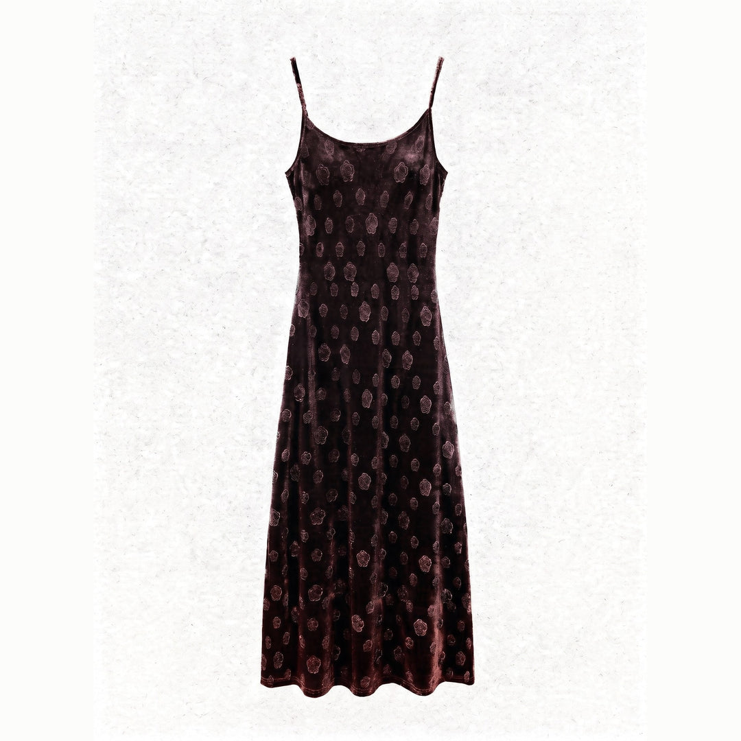 Women's Velvet Slip Dress, front view