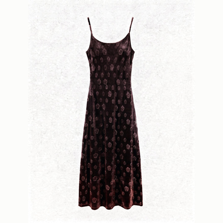 Women's Velvet Slip Dress, front view