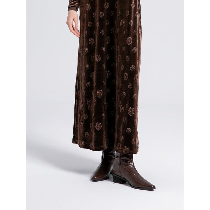 Women's Velvet Slip Dress, detail view 2
