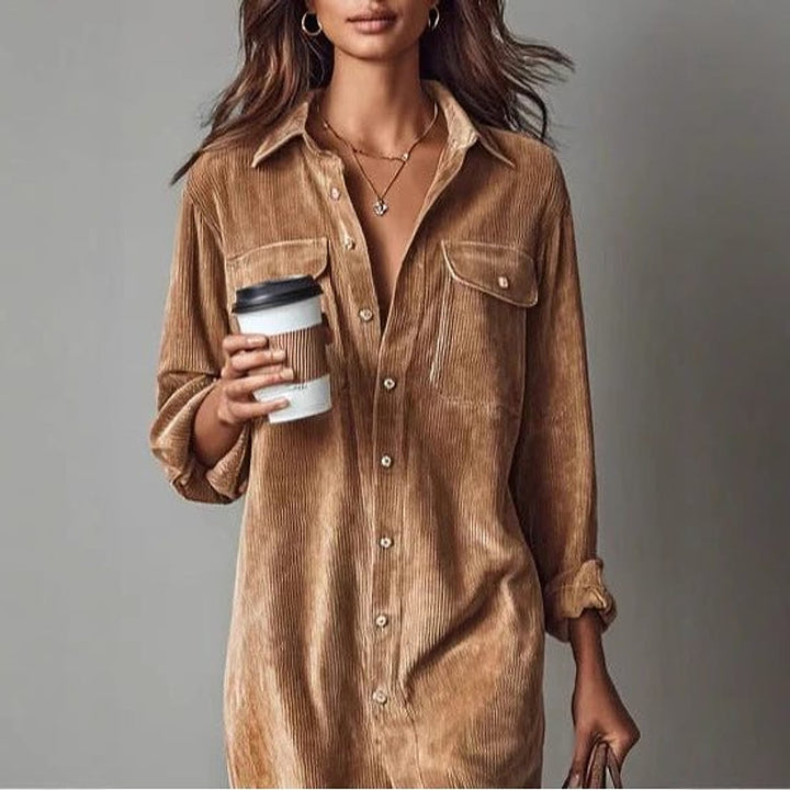 Women's Shirt Dress, detail view