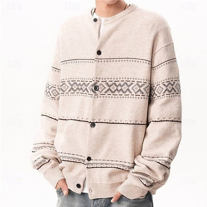Men's Christmas Cardigan, front view 3