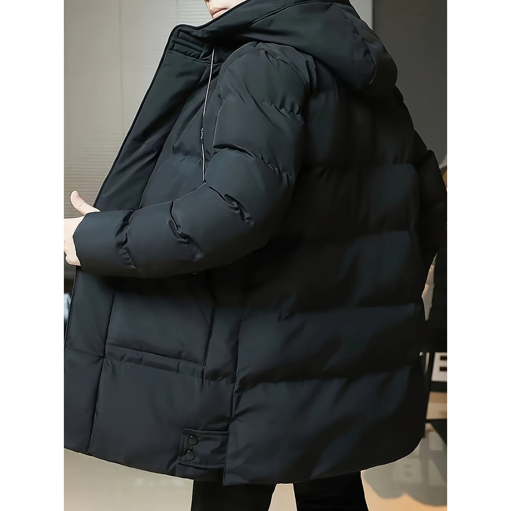 Men's Puffer Coat, back view