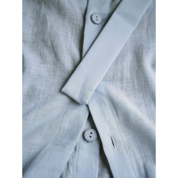 Women's Tie Waist Blouse, detail view
