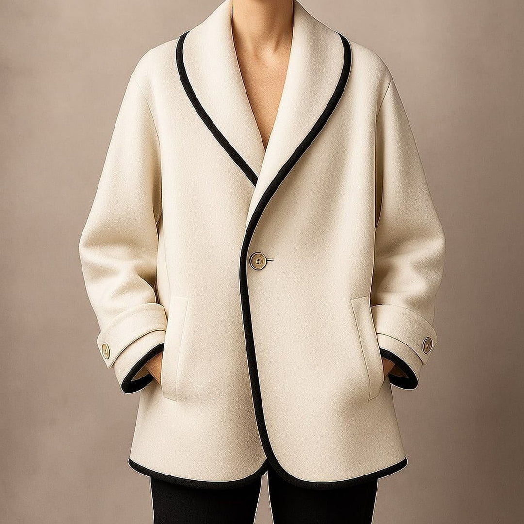 Women's Oversized Swing Coat, front view