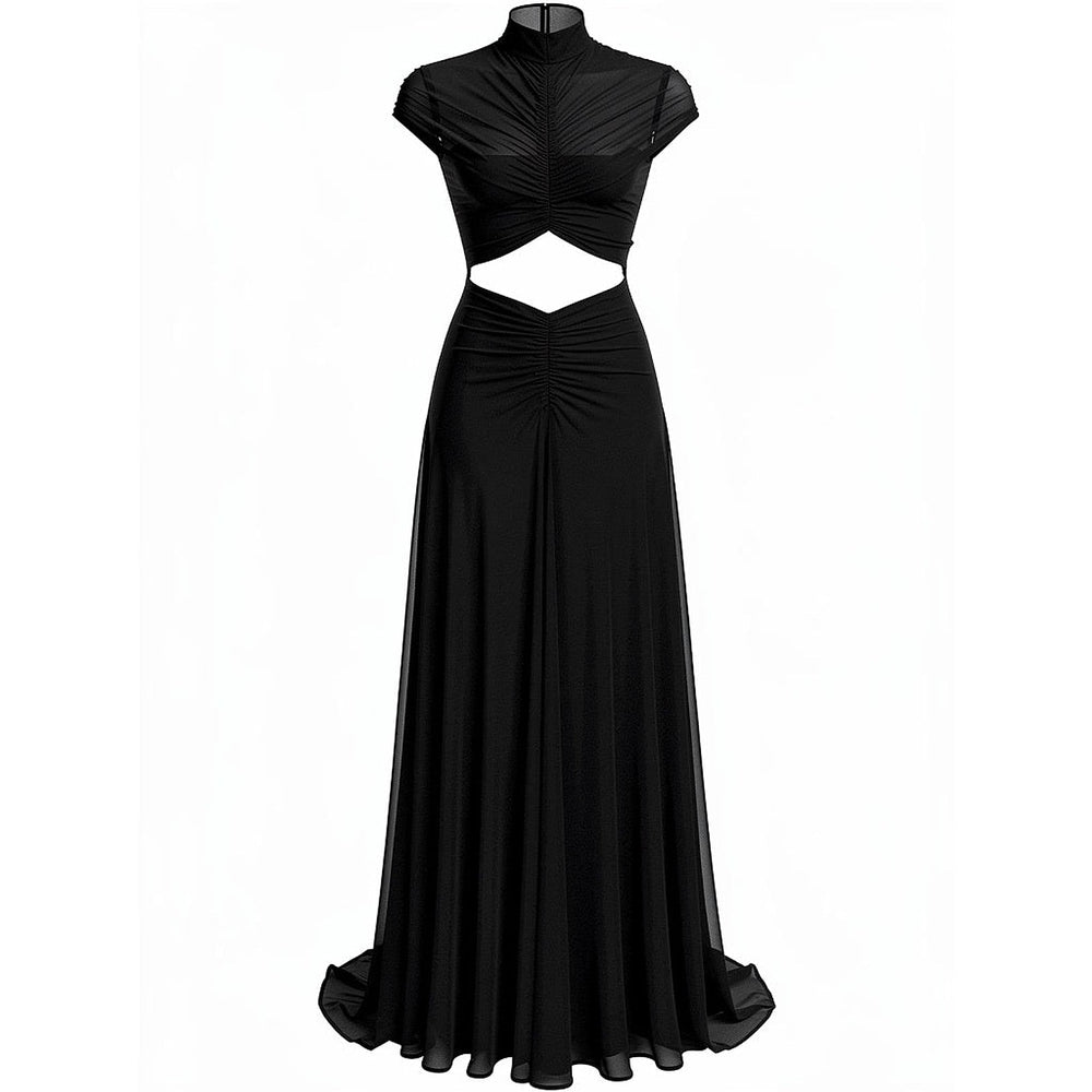 Women's Mesh Maxi Dress, front view