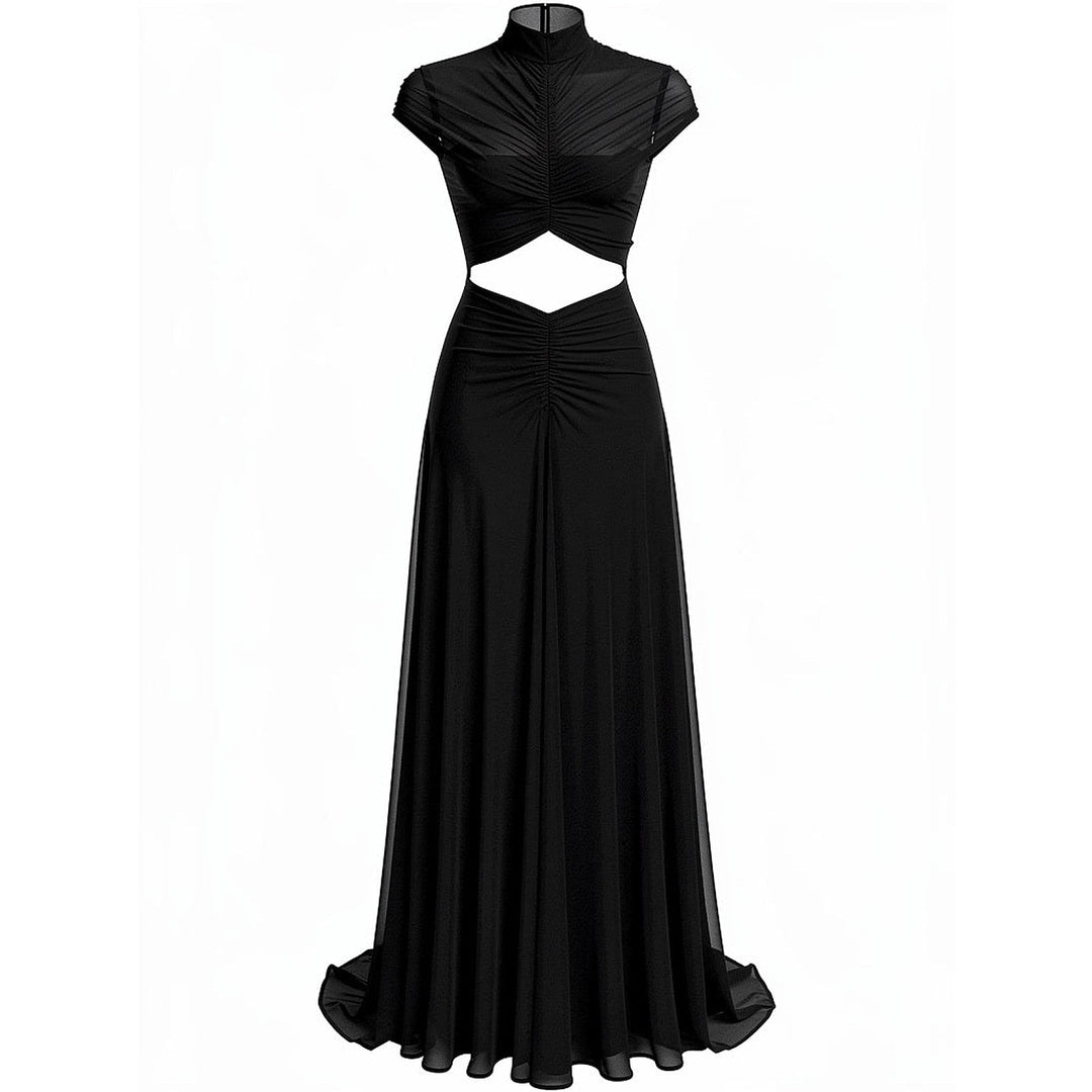 Women's Mesh Maxi Dress, front view