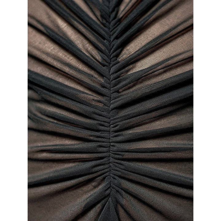 Women's Mesh Maxi Dress, detail view