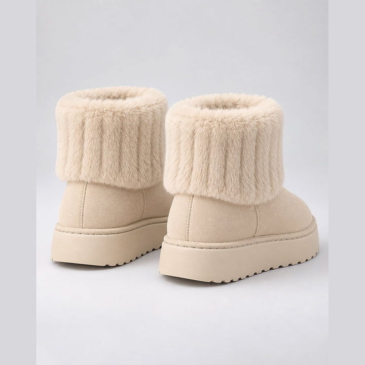 Women's Platform Ankle Boots, back view