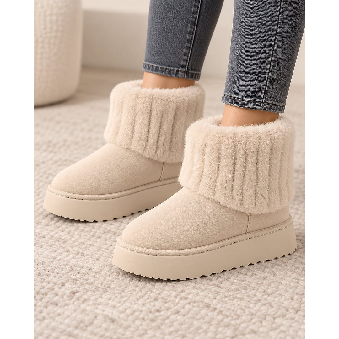 Women's Platform Ankle Boots, front view 2