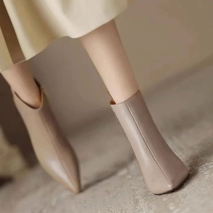 Women’s Kitten Heel Ankle Boots, front view