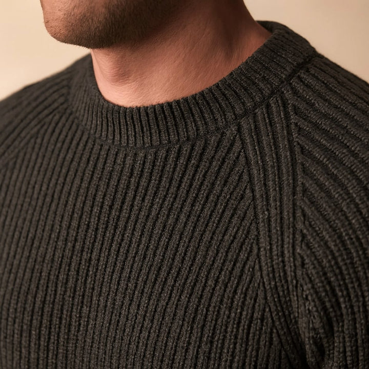 Men's Crew Neck Sweater, detail view