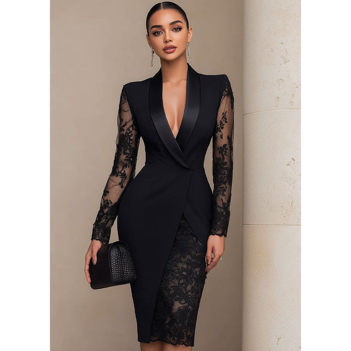 Women's Black Dress, front view