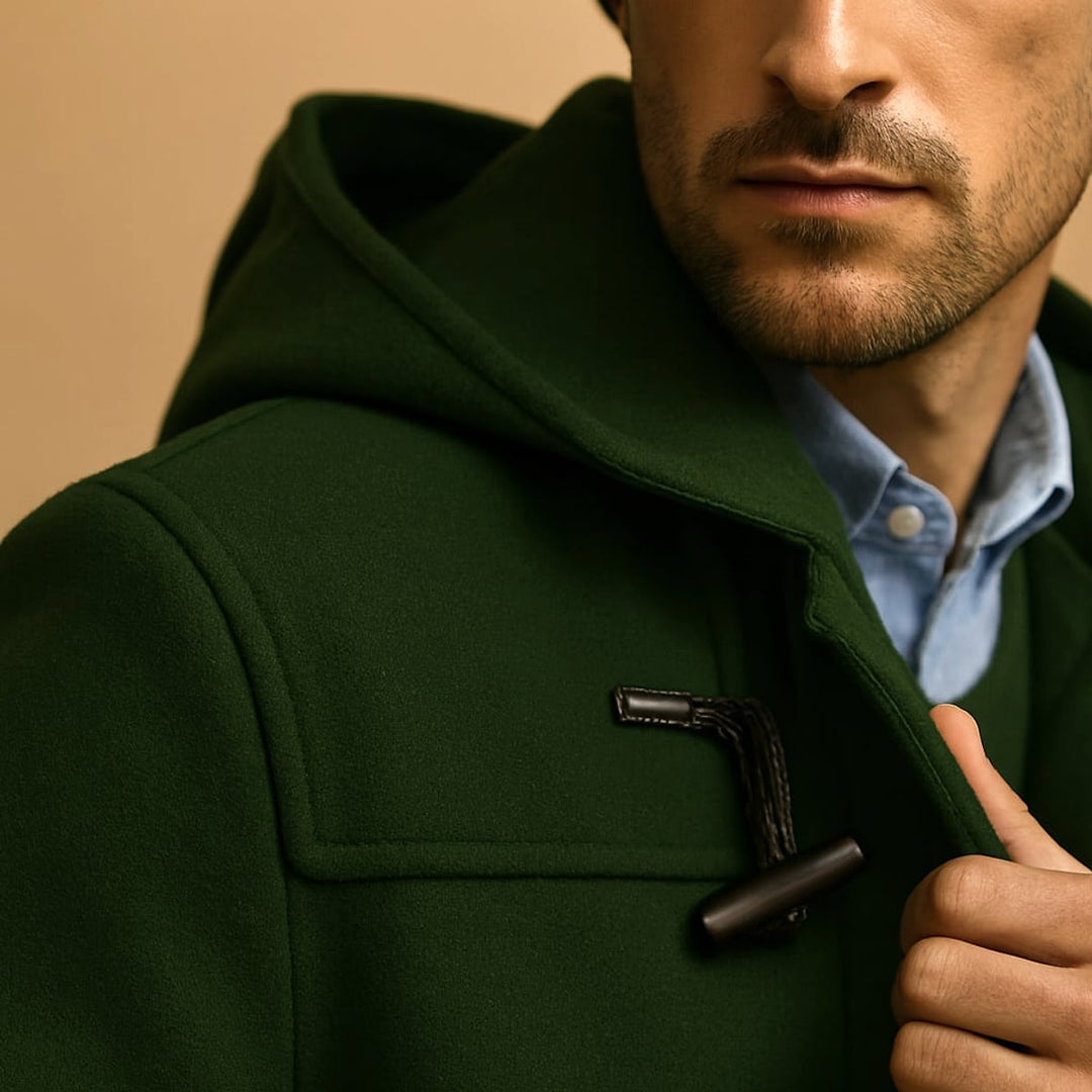 Men's Duffle Coat, detail view