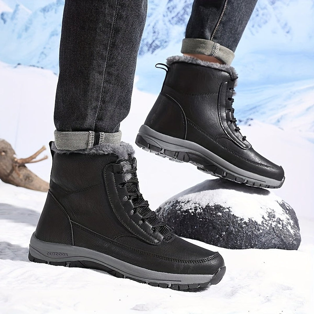 Men's Lace-Up Winter Boots, detail view