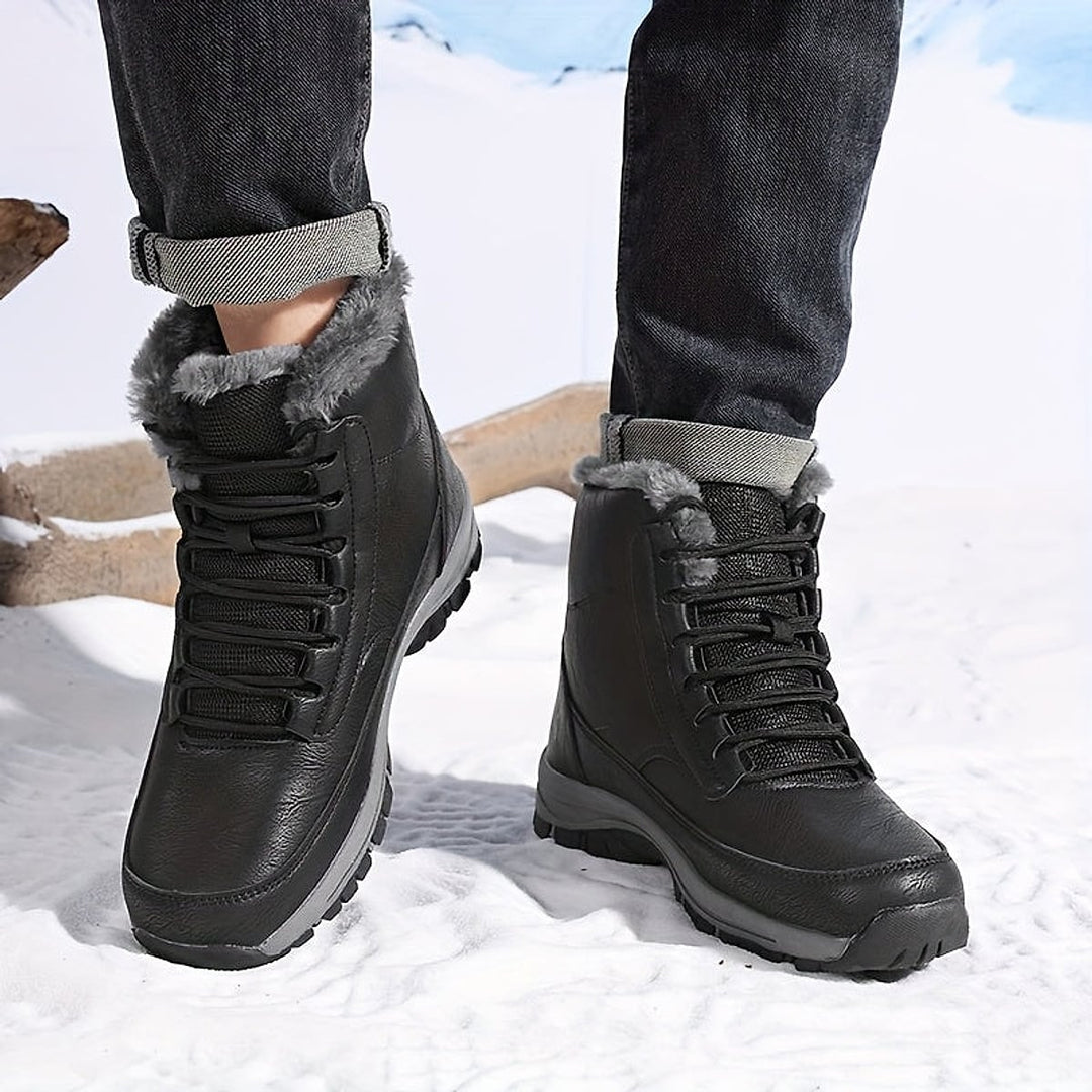 Men's Lace-Up Winter Boots, front view 7