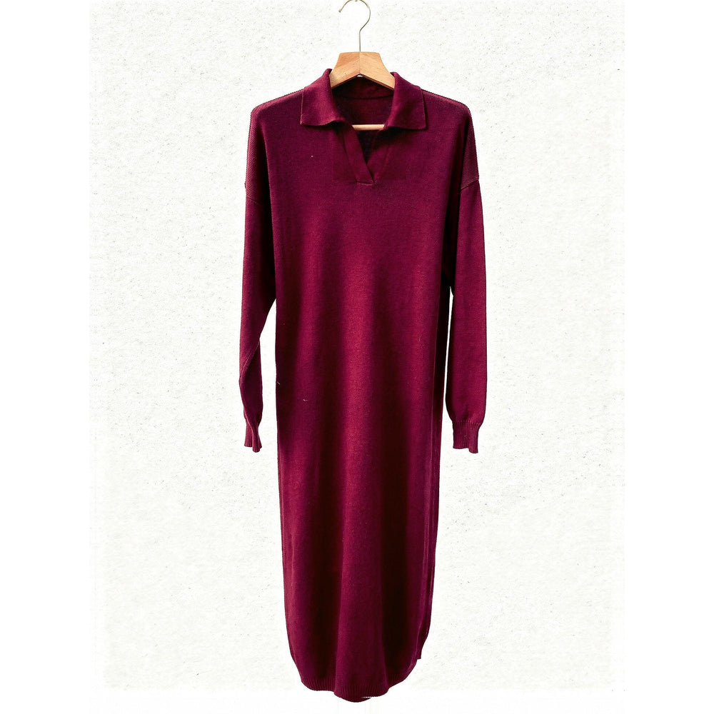 Women's Oversized Sweater Dress, front view