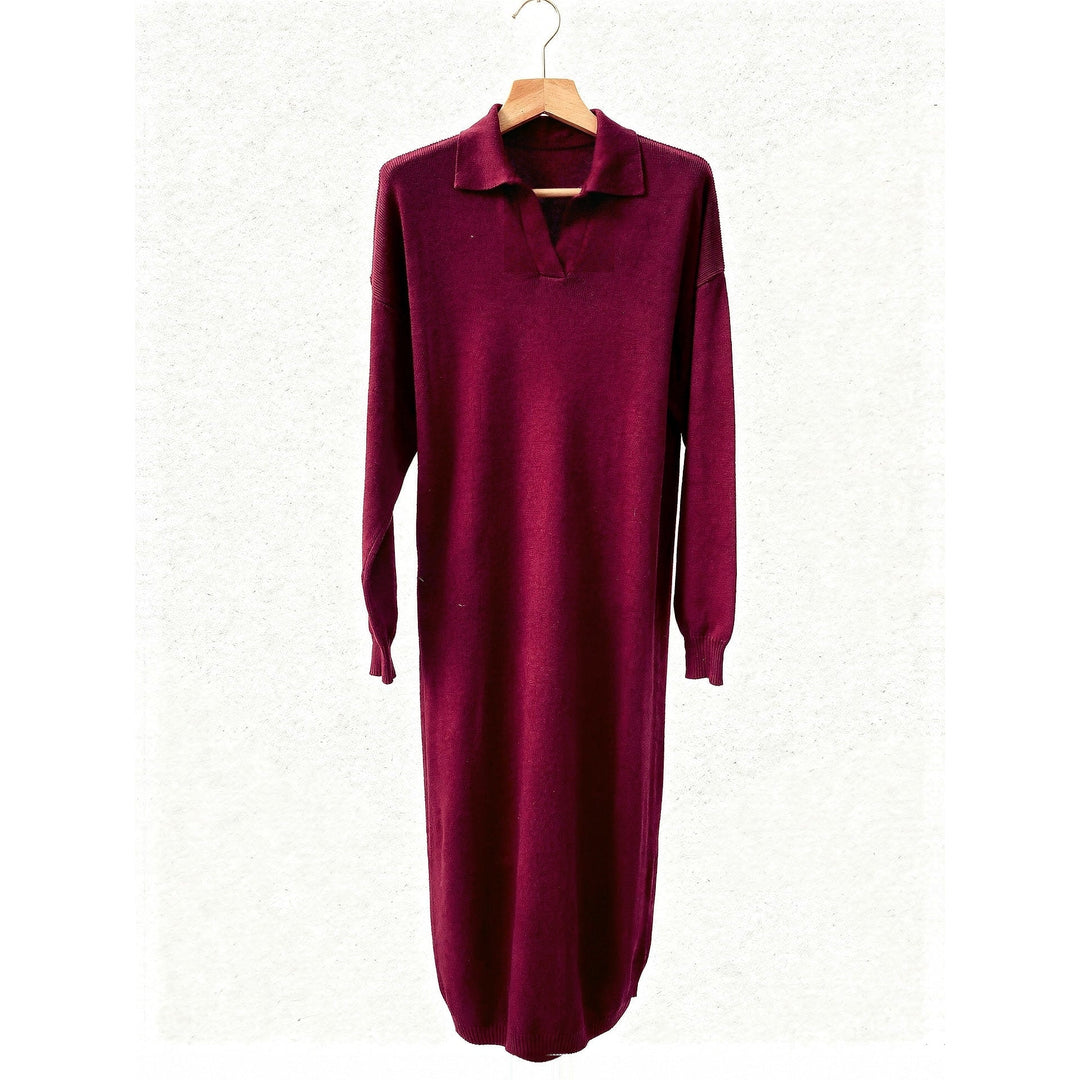 Women's Oversized Sweater Dress, front view