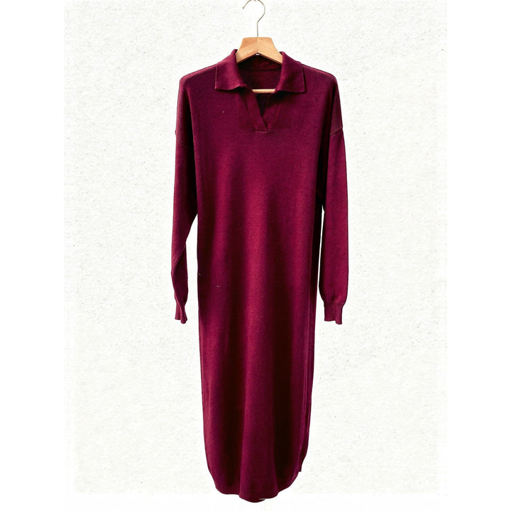 Women's Oversized Sweater Dress, front view