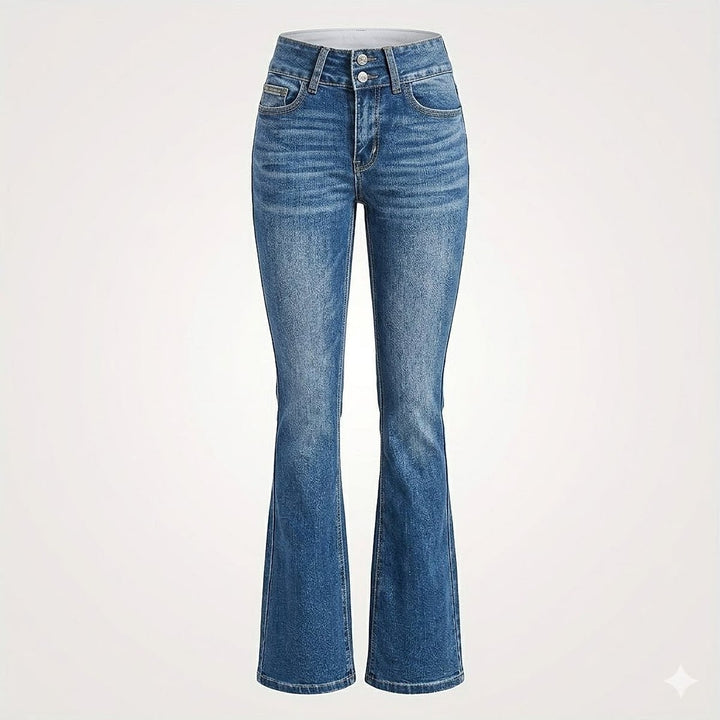 Women's Flare Jeans, front view 2