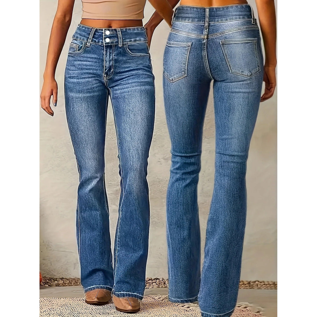 Women's Flare Jeans, front view 5