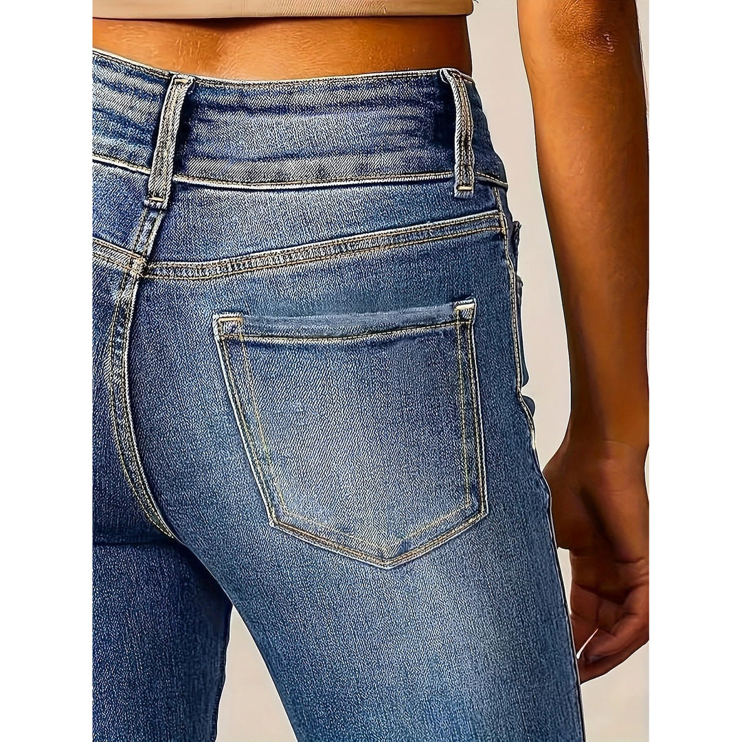 Women's Flare Jeans, detail view