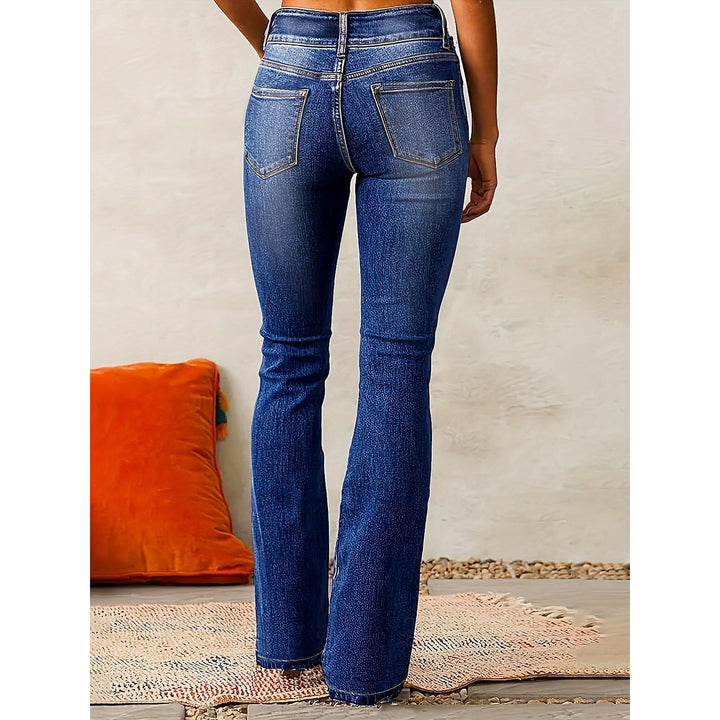 Women’s Wide Leg Jeans, back view 2