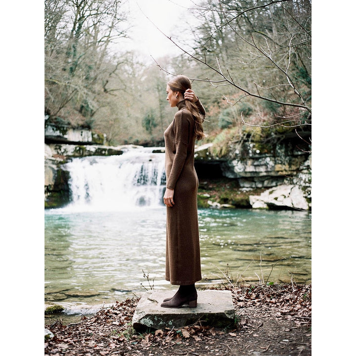 Women's Maxi Sweater Dress, side view