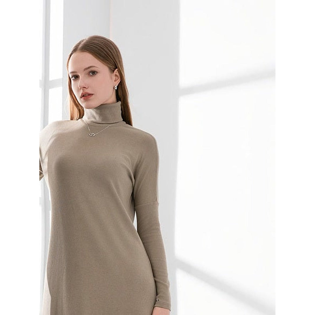 Women's Maxi Sweater Dress, front view 3
