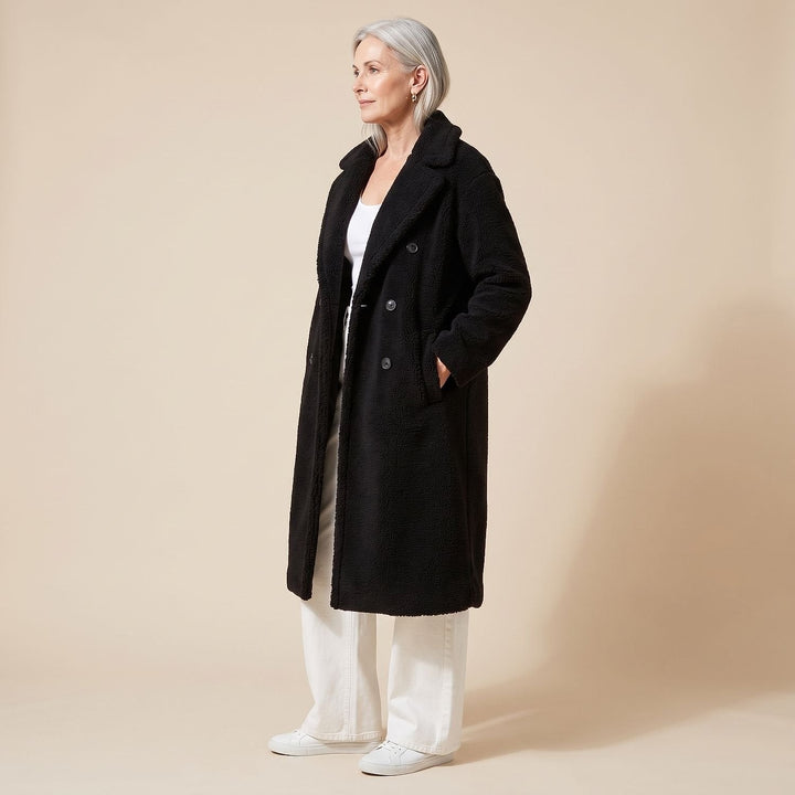 Women's Teddy Coat, side view