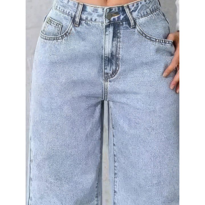 Women's High Waisted Jeans, detail view
