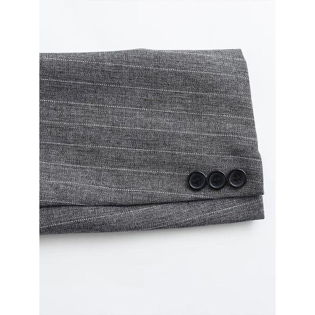 Women's Pinstripe Blazer, detail view 2