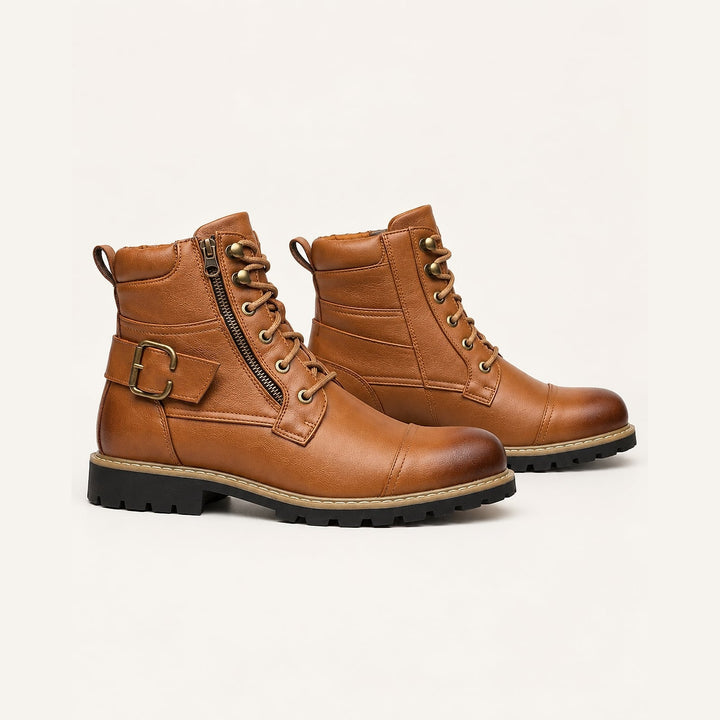Men's Combat Boots, front view