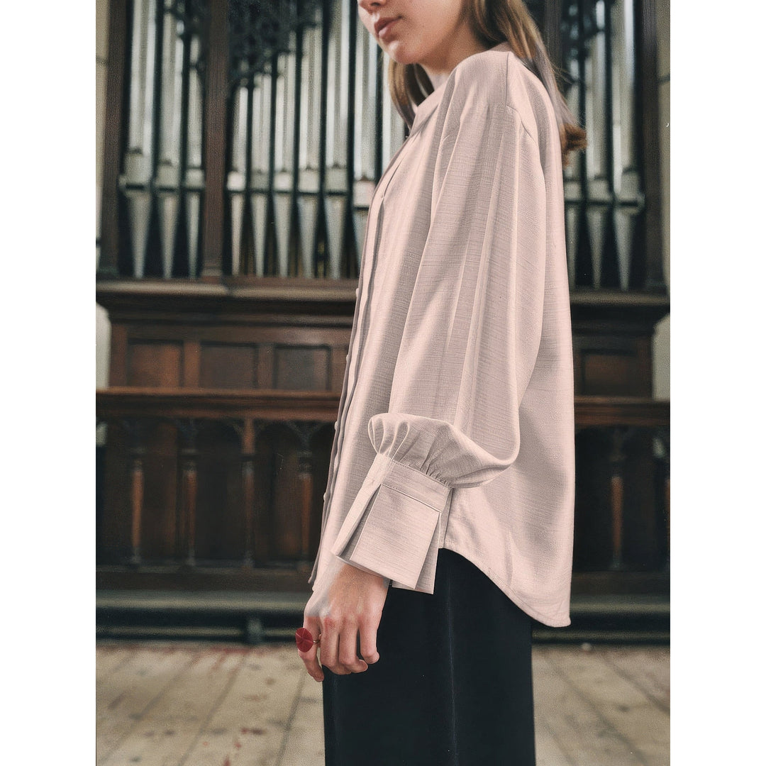 Women's Flared Cuff Blouse, side view