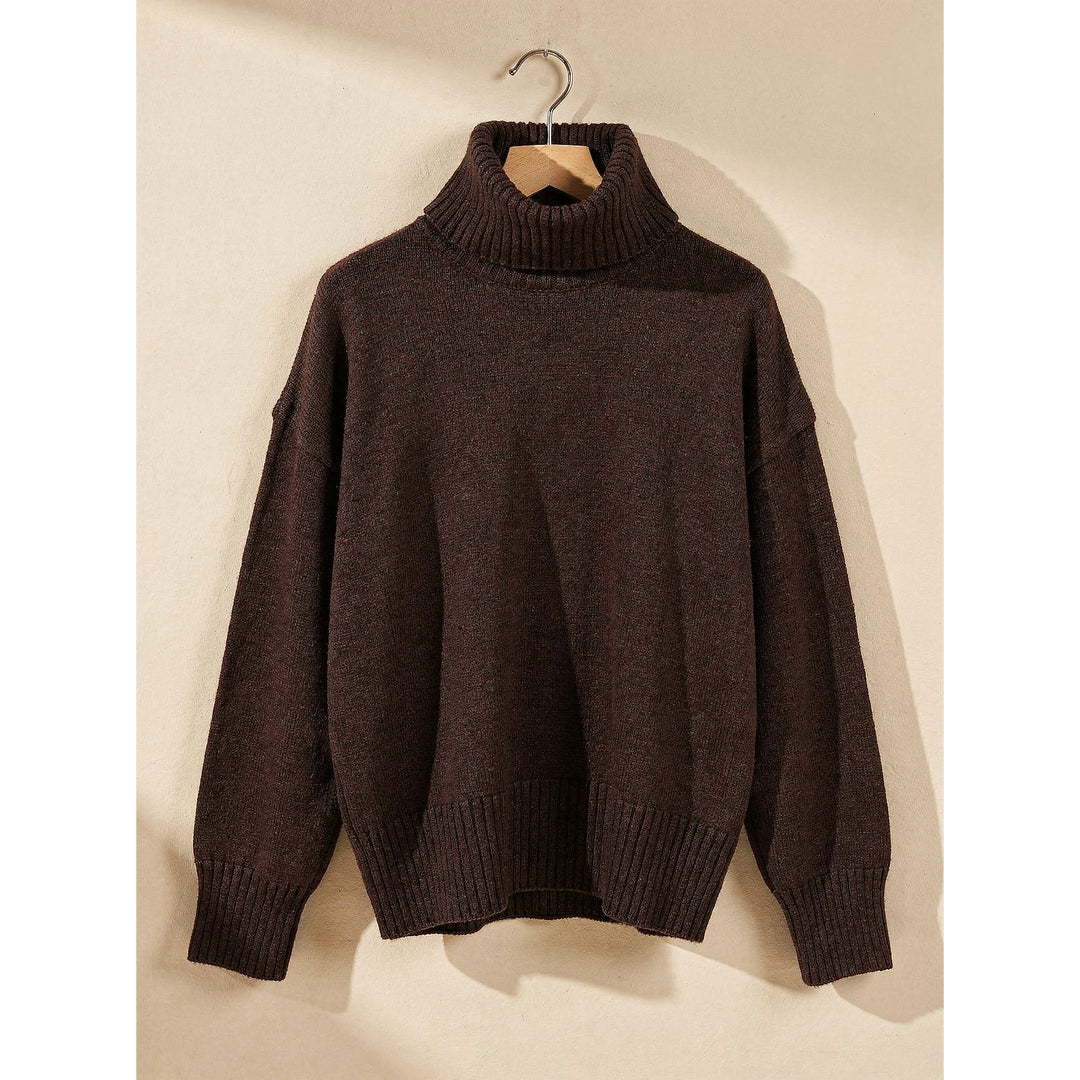 Women's Chunky Turtleneck Sweater, front view