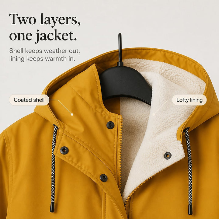 Women's Fleece Lined Jacket, detail view 3