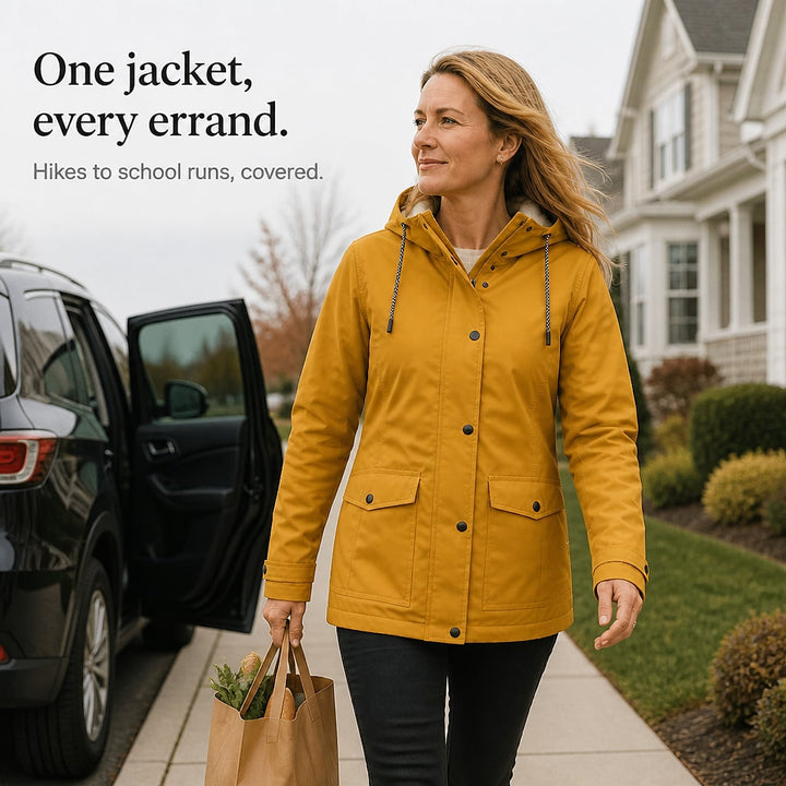 Women's Fleece Lined Jacket, detail view 5