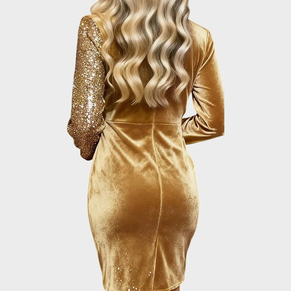 Women's Christmas Dress, back view