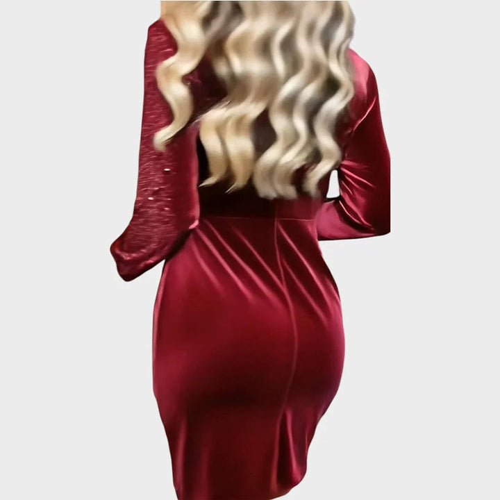 Women's Christmas Dress, back view 2