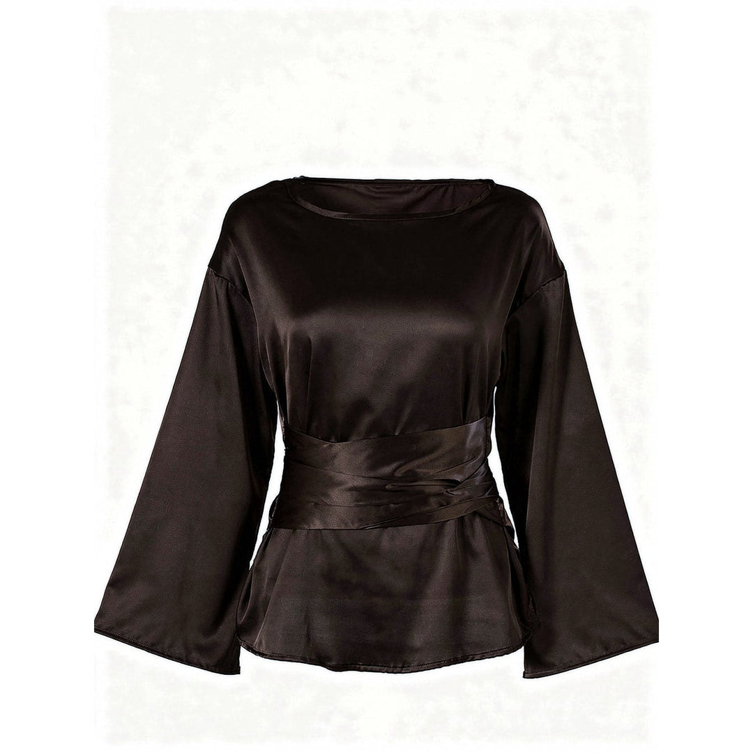 Women's Satin Blouse, front view