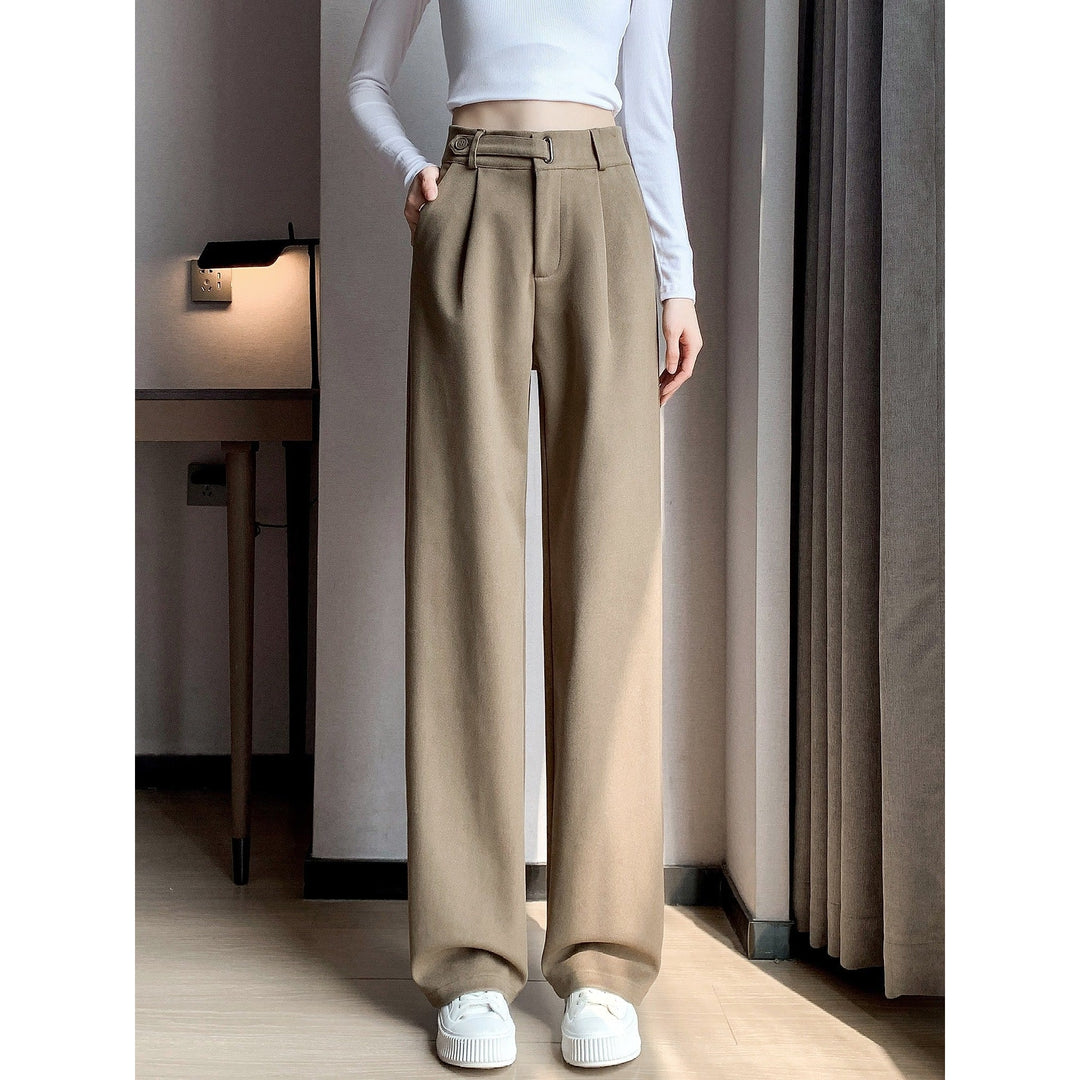 Women's Tailored Work Pants, front view 2