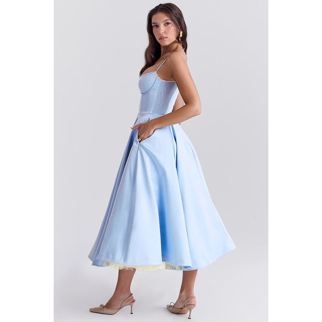 Women's Holiday Party Dress, side view