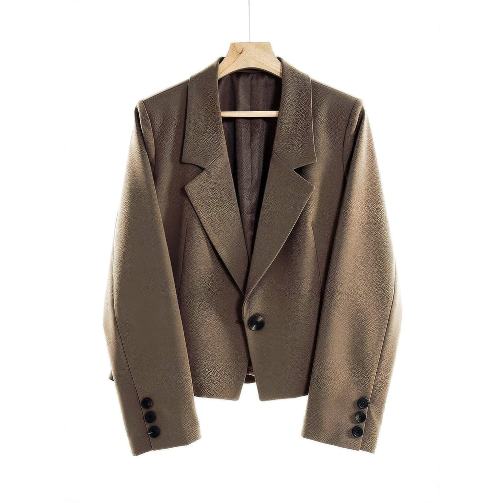 Women's Cropped Blazer, front view 2