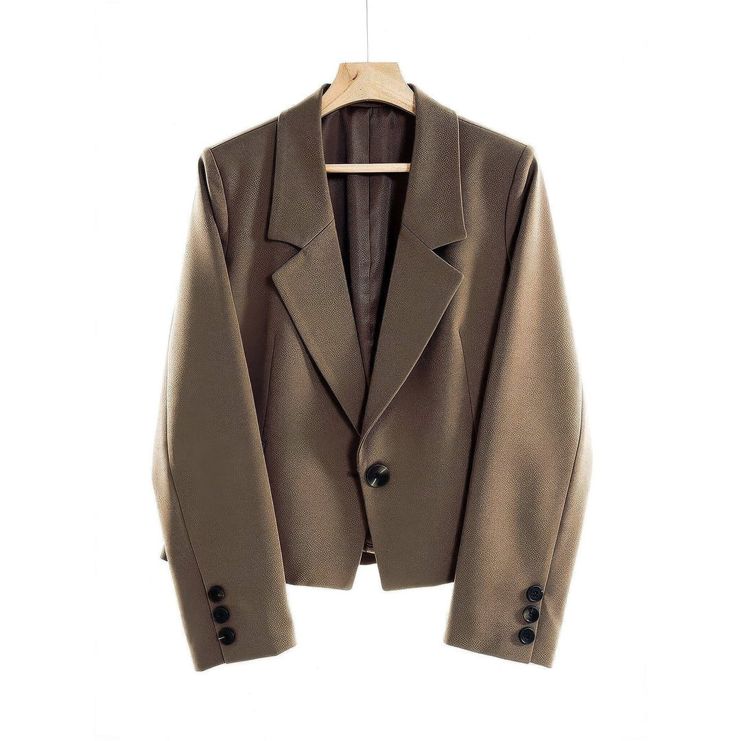 Women's Cropped Blazer, front view 2