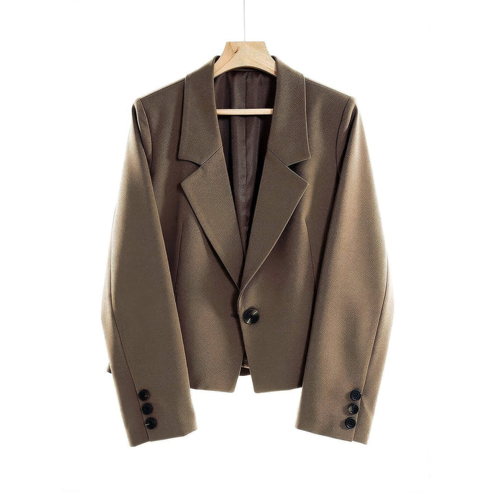 Women's Cropped Blazer, front view 2