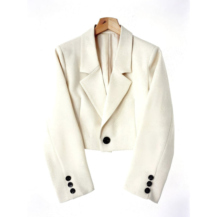 Women's Cropped Blazer, front view 3
